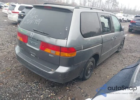 2002 Honda Odyssey Ex-L z USA, uszkodzony, nr VIN 5FNRL18022B041968